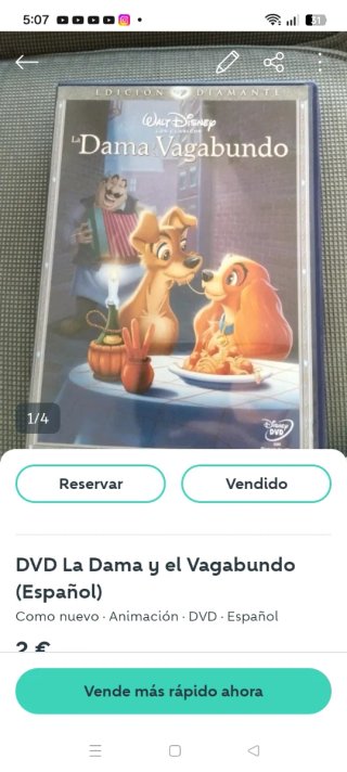 Lotw de.7 peliculas .Colección 2 Películas Disney