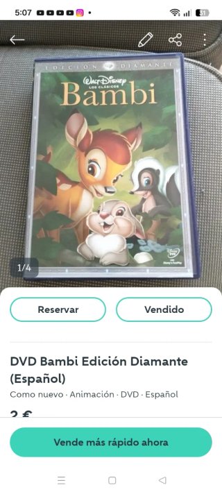 Lotw de.7 peliculas .Colección 2 Películas Disney
