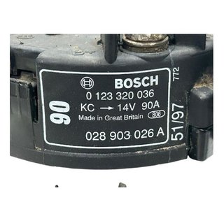 Volkswagen 0123320036 alternador polo ii 2f 386559