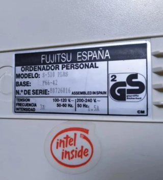 Ordenador Fujitsu S-510