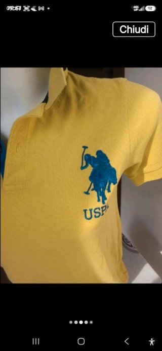 Polo giallo U.S. Polo Assn. 12 anni