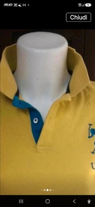 Polo giallo U.S. Polo Assn. 12 anni