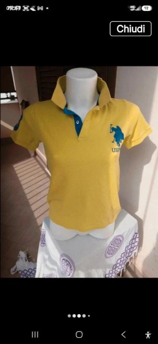Polo giallo U.S. Polo Assn. 12 anni