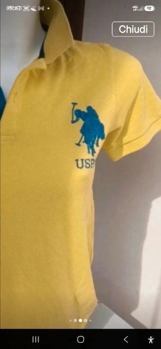 Polo giallo U.S. Polo Assn. 12 anni