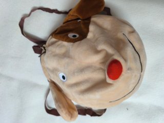 Mochila infantil perro peluche