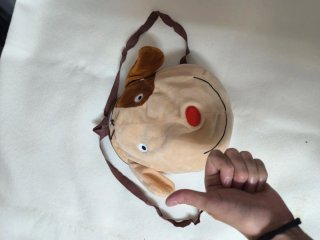 Mochila infantil perro peluche
