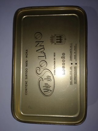 Antigua Caja de Caramelos Solano Vintage Años 70