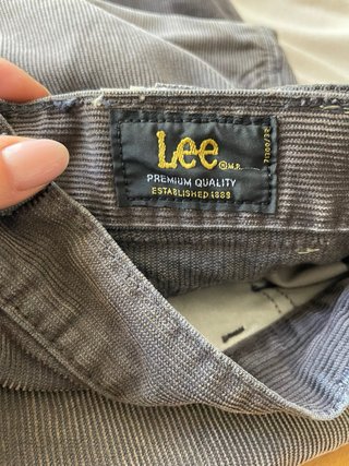 Gonna lunga Lee in velluto a coste marrone
