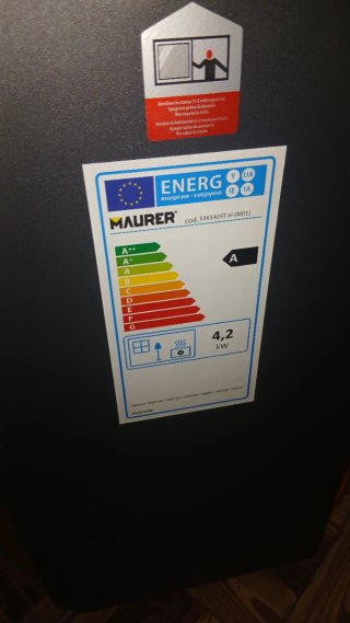 Estufa de gas MAURER sin estrenar