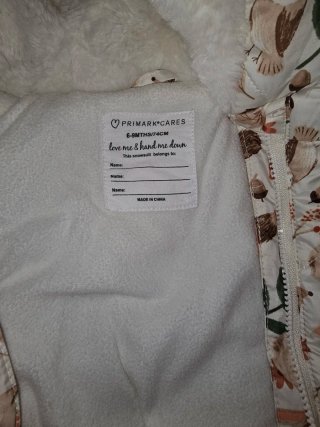 Buzo bebe niña 74cm