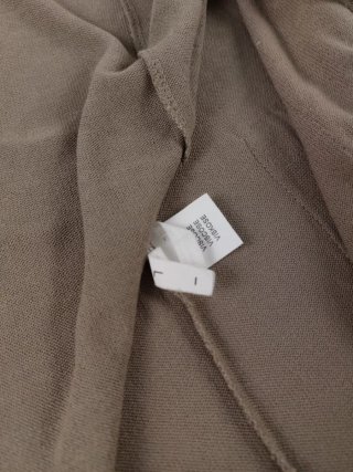 Cardigan Lungo Beige Panna Made in Italy