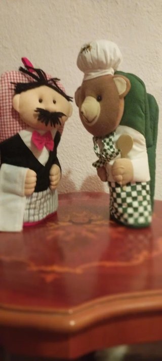 Manoplas de cocina .