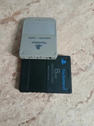 Memory Card PS1 y PS2 Originales Sony Play Station