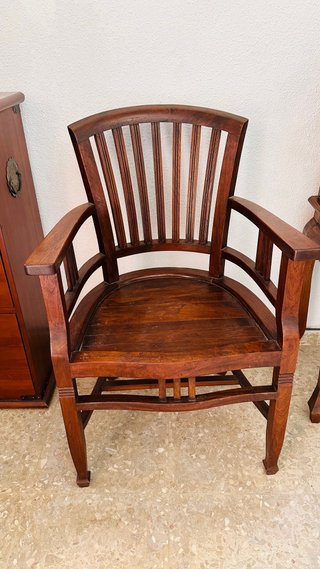 Muebles de entrada colonial de madera