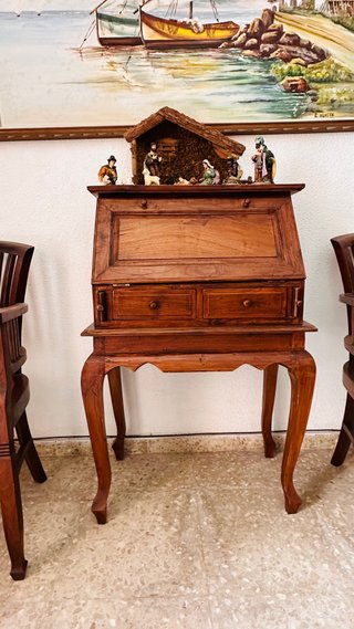 Muebles de entrada colonial de madera
