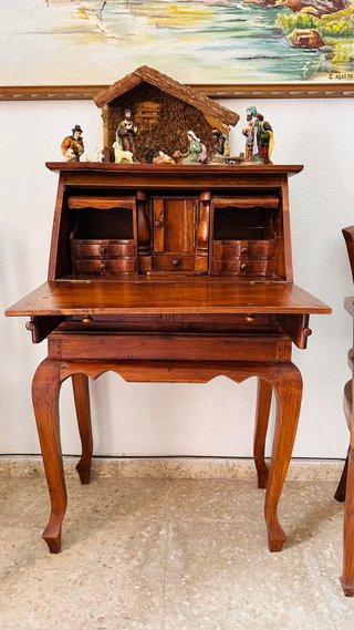 Muebles de entrada colonial de madera