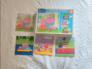 4 Puzzles Peppa Pig Progresivos