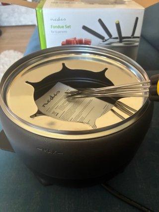 Set Fonduta Nedis Nero