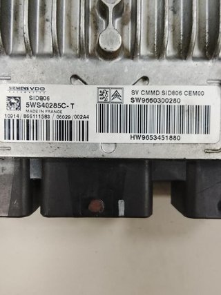 5ws40285c5 centralita motor uce citroen c3 985