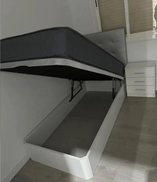 Canapé abatible madera blanco