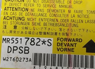 Mitsubishi 458895 centralita mr551782 montero