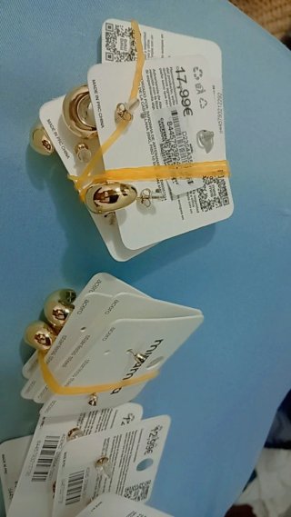 Lote de anillos dorados Miramira nuevos.