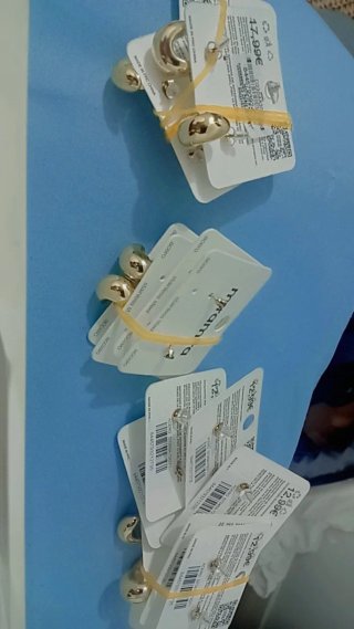 Lote de anillos dorados Miramira nuevos.