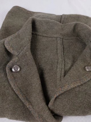 Giacca Lana Cotta Vintage Verde Oliva