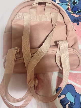 Zainetto unicorno rosa con dettagli oro