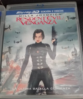 Resident Evil Blu-ray 3D y 2d (2 Películas)