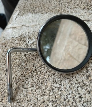 Espejo retrovisor moto cromado