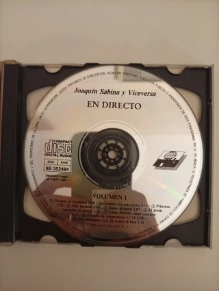 CD Joaquín Sabina Y Viceversa En Directo