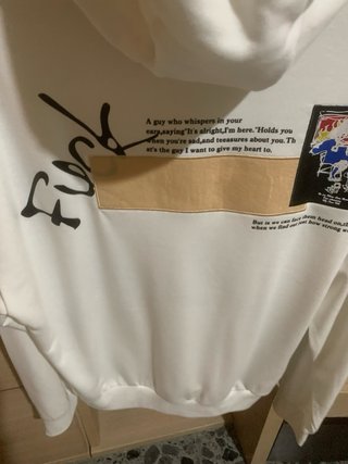 Felpa donna con cappuccio bianca nuova