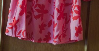 Blusa escote barco rosa y fucsia. Talla 44. NUEVA.
