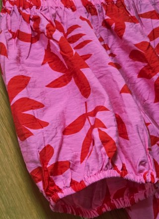 Blusa escote barco rosa y fucsia. Talla 44. NUEVA.