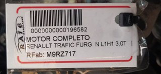 MOTOR COMPLETO RENAULT TRAFIC FURGÓN L1H1 3,0T
