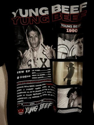 Camiseta Negra Yung Beef Talla S