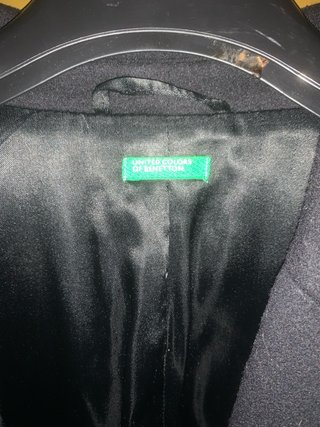Giacca Benetton donna nera pari al nuovo