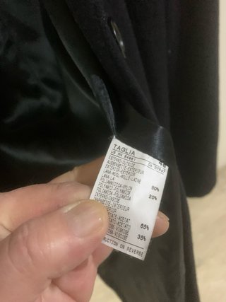 Giacca Benetton donna nera pari al nuovo