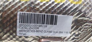CATALIZADOR MERCEDES-BENZ CLASE CLA (BM 118) SHOOTING BRAKE CLA 35 AMG 4Matic (118.651)