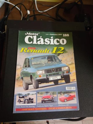 Revista Motor Clasico n° 188. Renault 12.
