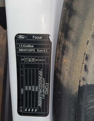 Airbag cortina delantero derecho ford focus 442832