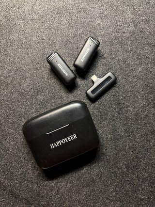 Micrófonos Inalámbricos HAPPOYEER para iPhone