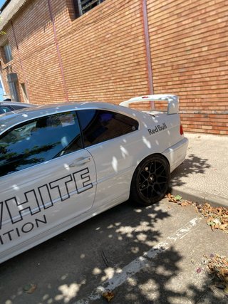 Alerón bmw e46 blanco