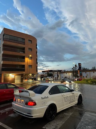 Alerón bmw e46 blanco