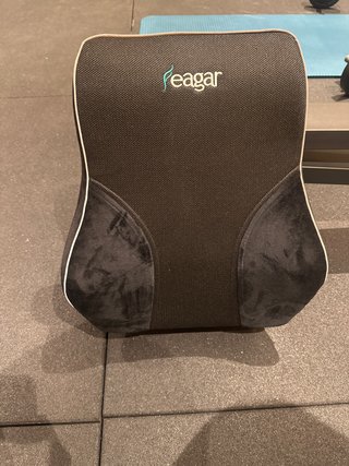 Cojín Lumbar Eagar Negro y Gris