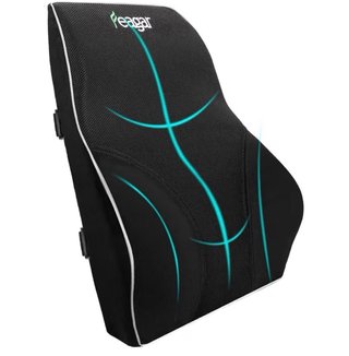 Cojín Lumbar Eagar Negro y Gris