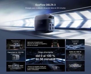 Estación Eléctrica Portátil EcoFlow Delta 3