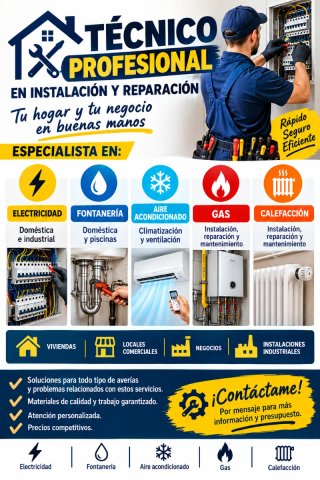 Electricista fontanero profesional