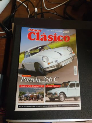 Revista Motor Clasico n°202. Porsche 356C.